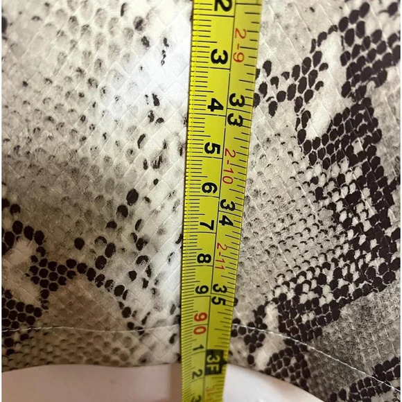 Native Daughter Womens Flat Front Snake Skin Pants Brown Sz M - Picture 11 of 16